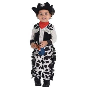 Infant Boy Western Cowboy Halloween Costume NEW Size 3-6 Month